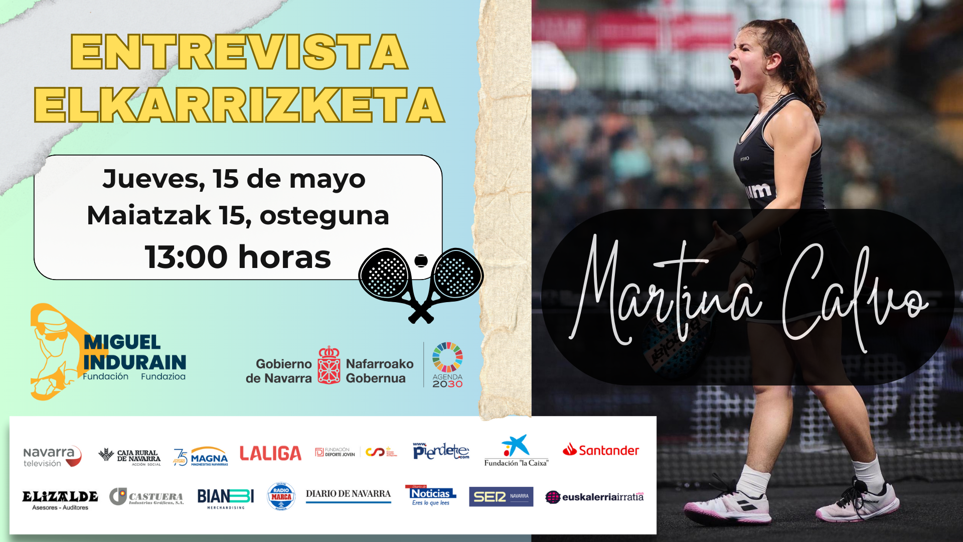 ENTREVISTA CON MARTINA CALVO, JUGADORA DE P&Aacute;DEL